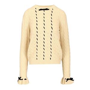 Valentino Garavani Women Wool Sweater Cable Knit